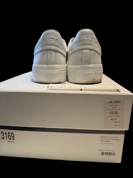 Givenchy City Sport Sneakers White/Beige College Logo | Size 43/US 10 | Near New main image 5